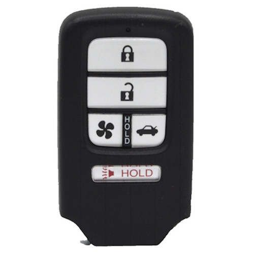 Honda 5 Button Smart Key Shell Replacement Case KR5V2X, 72147-TRT-A01, 72147-TRT-A11 - Aftermarket