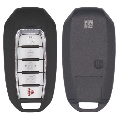 Keyless2Go Replacement Infiniti 5 Button Proximity Smart Key KR5TXN4, 285E3-6SA7B, 433 MHz - Premium Aftermarket