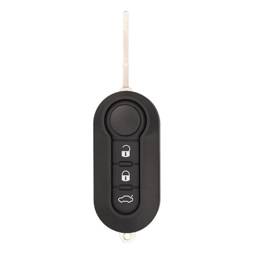 Fiat 3 Button Non-Prox Remote Flip Key RX2TRF198, 68091228AD, 433 MHz (Marelli BCM) - Refurbished, Recase