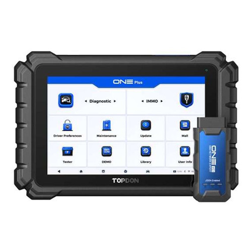 TopDon ONE Plus Professional 10.1" Advanced Automotive Diagnostic Tool, J2534 Programmer