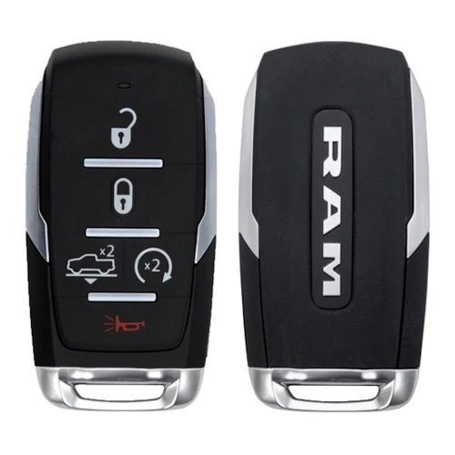 RAM 5 Button Proximity Smart Key OHT-4882056, 68523813AA, 433 MHz - Refurbished, Grade A