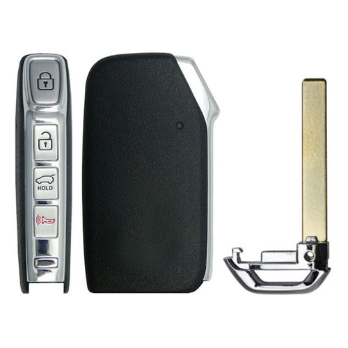 Hyundai, Kia 4 Button Smart Key Replacement Shell for Xhorse PCB, XZKA82EN - Aftermarket
