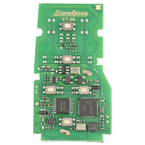 EoneBoss Toyota, Lexus 5 Button Universal Proximity Smart Key PCB with Switchable Frequency 315 & 433 MHz, ET-08 (5B)