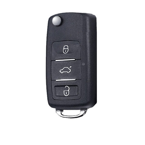 Xhorse 3 Button Volkswagen Style Universal Remote Key With Built In XT27B Super Chip, XEB520EN  - 2nd Generation