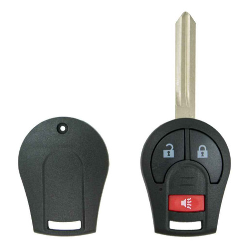 Keyless2Go Replacement 3 Button Shell for Nissan CWTWB1U751 Remote Head Key Shells Keyless2Go