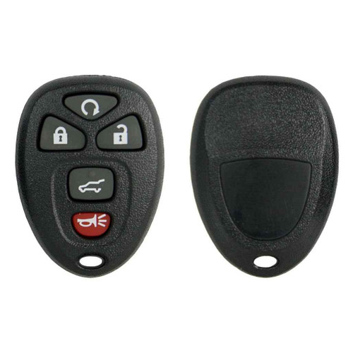 Keyless2Go 5 Button Replacement Shell for GM Remotes OUC60270 Keys & Remotes Keyless2Go