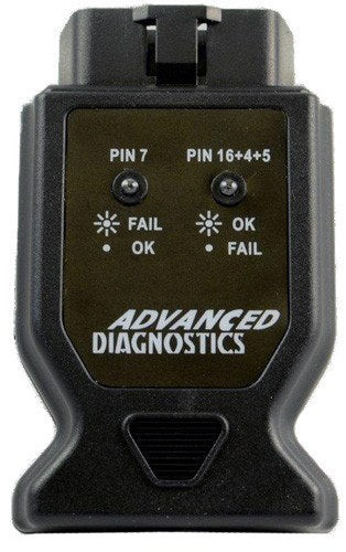 Advanced Diagnostics OBD2 Port Tester Shop Automotive