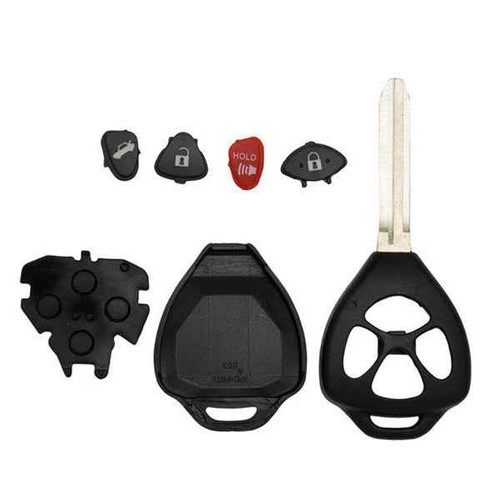 Keyless2Go Toyota 4 Button Remote Key Shell Keys & Remotes Keyless2Go
