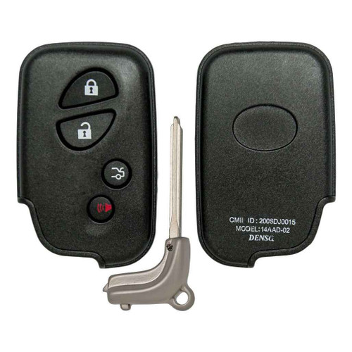 Keyless2Go 4 Button Shell For Lexus Smart Proximity Remote Key HYQ14AAB, HYQ14ACX, HYQ14AAF Our Brands Keyless2Go Keyless2Go 4 Button Shell For Lexus Smart Proximity Remote Key HYQ14AAB, HYQ14ACX, HYQ14AAF Our Brands Keyless2Go