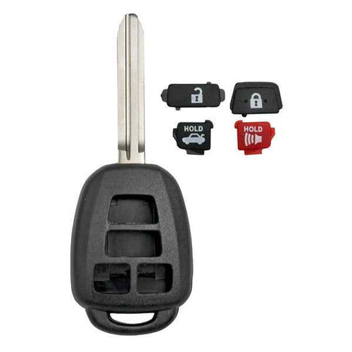 Keyless2Go 4 Button Remote Key Shell With TRUNK for Toyota HYQ12BDM HYQ12BEL Keyless2Go Keyless2Go