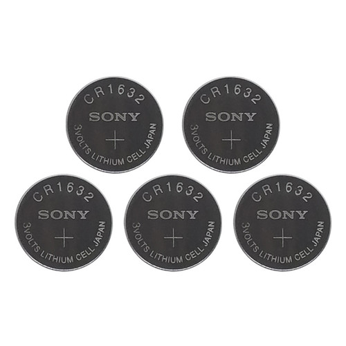 SONY CR1632 Coin Battery, 5 Pack