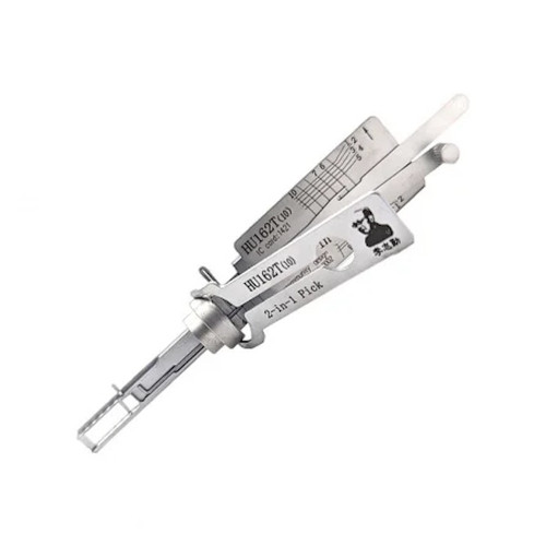 Original Lishi HU162 10-Cut Audi Volkswagen 2-in-1 Pick - Door / Trunk - Anti Glare