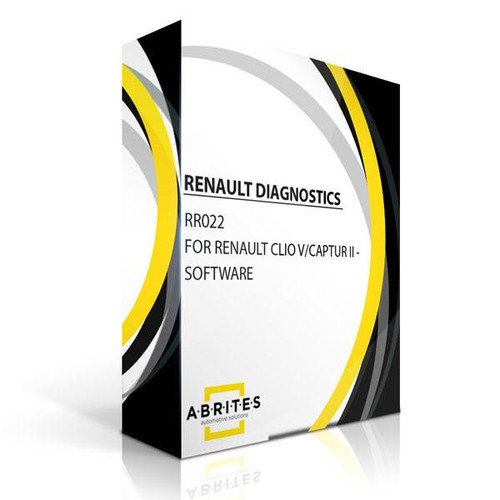 ABRITES ABRITES RR022- Key programming for Renault Clio V/Captur II - Software Our Brands