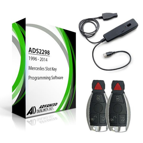 Advanced Diagnostics ADC260/ADS2298 Mercedes 1996 - 2014 Slot Key Programming Software Kit For Smart Pro