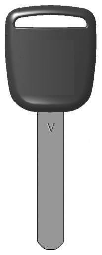 KEYLINE HO03-PT Transponder Key, Philips ID 46