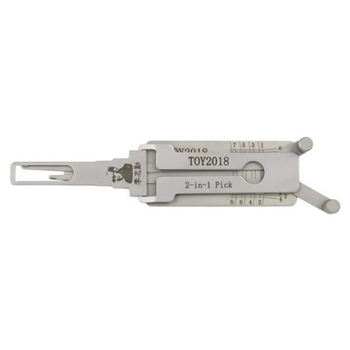 Original Lishi Original Lishi New 2018 Toyota Keyway - 2-in-1 Pick - Door/Trunk - Anti-Glare Original Lishi