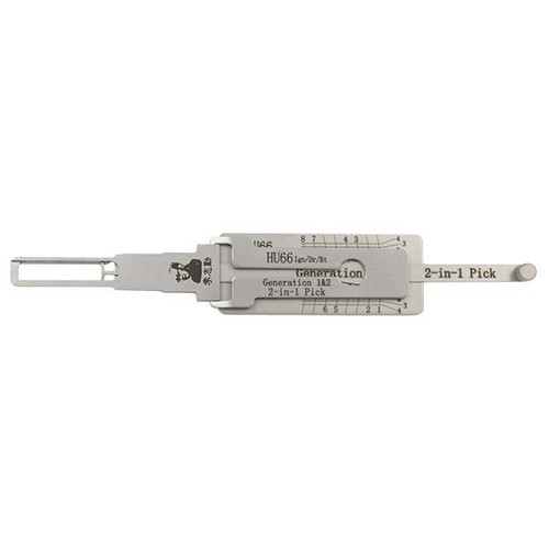 Original Lishi Original Lishi HU66 VAG SINGLE Lifter Audi Volkswagen 2-in-1 Pick - Ignition / Door / Trunk - Anti Glare Shop Automotive