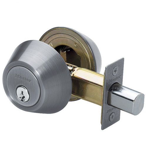 Master Lock Master Lock DS0715KA4S Double Cylinder Deadbolt SC1 - Grade 3 - Satin Nickel Master Lock