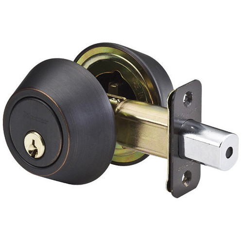 Master Lock Master Lock DS0712PKA4 Double Cylinder Deadbolt KW1 - Grade 3 - Aged Bronze Our Hardware Brands