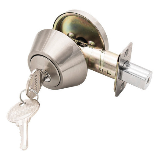 Master Lock Master Lock DS0615KA4S Single Cylinder Deadbolt SC1 - Grade 3 - US15 - Satin Nickel Deadbolts
