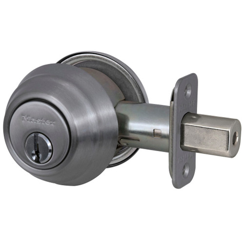Master Lock Master Lock DSH0615KA4 Single Cylinder Deadbolt KW1 - Grade 1 - Satin Nickel Our Brands