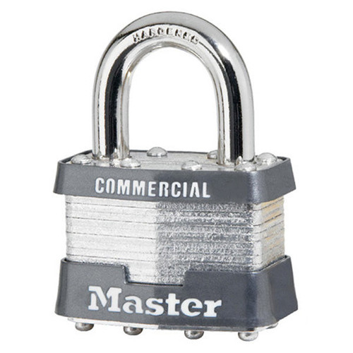 Master Lock #21 1-3/4 in Wide Laminated Steel Rekeyable Pin Tumbler Padlock - Without Cylinder