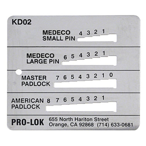 PRO-LOK PRO-LOK Key Decoder - Medeco, Master & American Tools