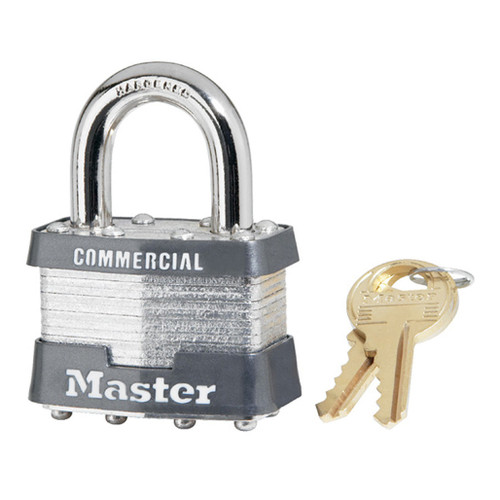 Master Lock Master Lock #3 0405 Laminated Steel Commercial Padlock Shop Hardware