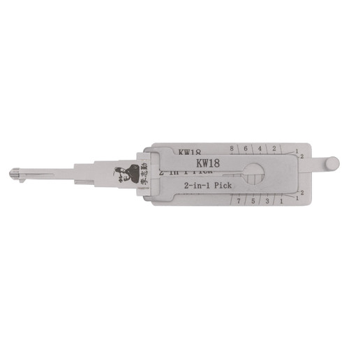 Original Lishi Original Lishi KW18/KA33 For Kawasaki Bikes 2-in-1 Pick Door/Trunk - Anti Glare Our Automotive Brands
