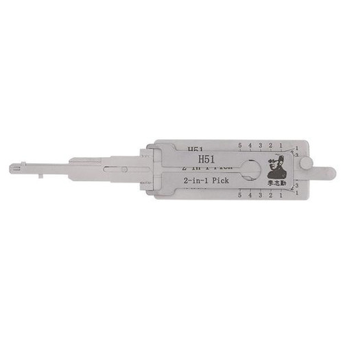 Original Lishi Original Lishi H51/FO6 For Ford 5-Cut 2-in-1 Pick - Ignition - Anti Glare Original Lishi 2 in 1 Tools