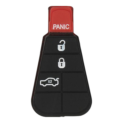 DURASHELL 4 Button Replacement Pad for New Style POD Keys Chrysler / Dodge IYZ-C01C Keys & Remotes