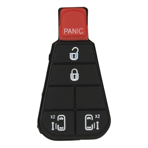DURASHELL 5 Button Replacement Pad for New Style POD Keys Chrysler / Dodge / Volkswagen IYZ-C01C Our Brands