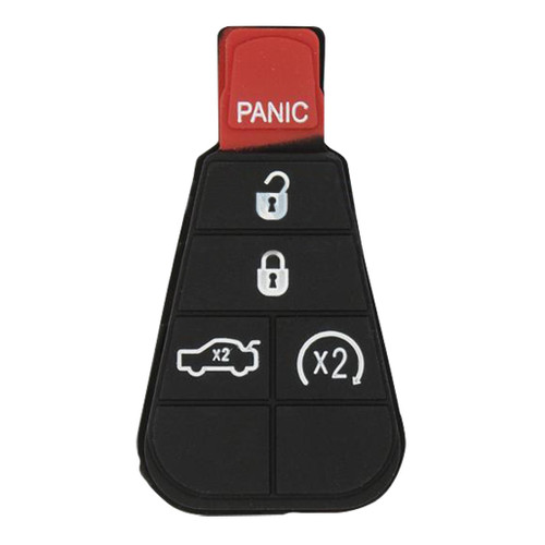 DURASHELL 5 Button Replacement Pad for New Style POD Keys Chrysler / Dodge IYZ-C01C Shells