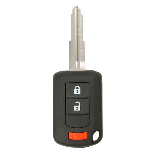 Original Mitsubishi 3 button Remote Head Key MIT3 with Shoulder Stops OUCJ166N 6370B944 - New Keys & Remotes