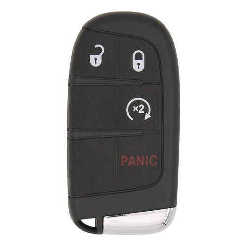 Keyless2Go KEYLESS2GO Jeep 4-Button Smart Key M3N-40821302 6BY88DX9AA 433 MHz, Premium Aftermarket Keyless2Go