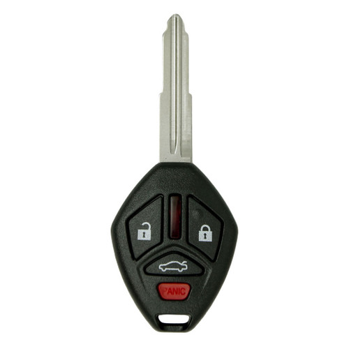 Keyless2Go Keyless2Go 4 Button Remote Key Combo with Shoulder Stop Blade Replacement for Mitsubishi OUCG8D-620M-A Keys & Remotes
