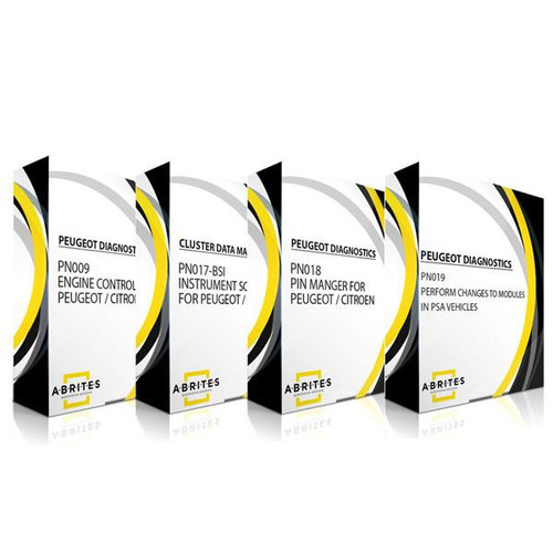 ABRITES ABRITES Peugeot / Citroen Full Software Pack: PN009, PN017, PN018, PN019 ABRITES