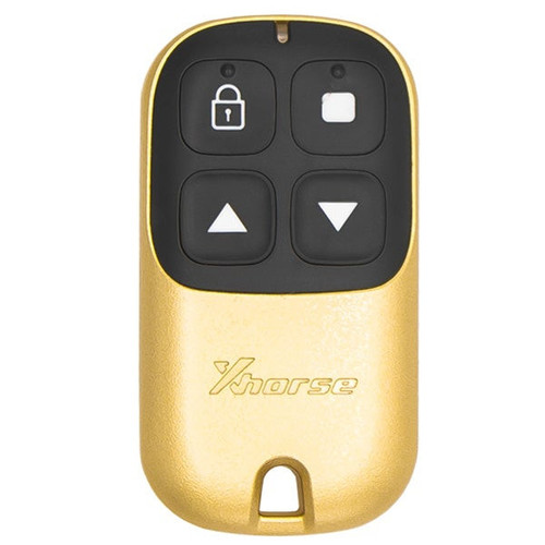 Xhorse XKXH05EN Universal 4 Button Garage Door Remote - Gold - Wired