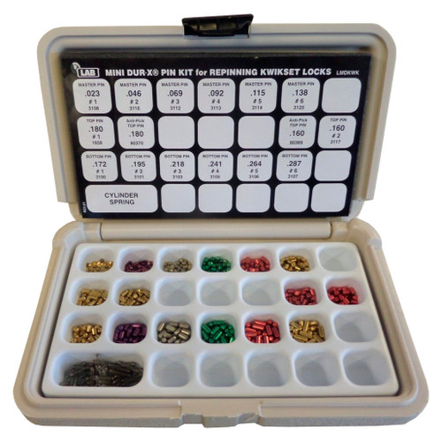 LAB LAB LMDKWK Kwikset Mini Dur-x Pin Kit LAB