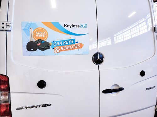 Keyless2Go Keyless2Go Promotional Car Magnet 12 x 24 Sign Shop Automotive