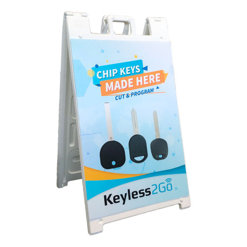 Keyless2Go Keyless2Go Promotional Sandwich Board with 2 Panels 36 x 24 - DS - - SANDWICH BOARD + 2 PANELS Our Brands