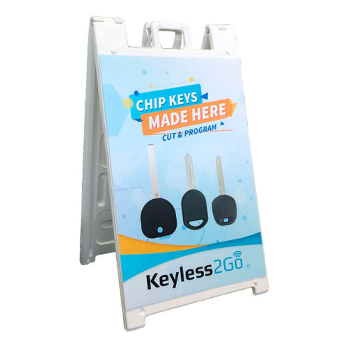 Keyless2Go Promotional Sandwich Board with 2 Panels 36 x 24 - DS - - SANDWICH BOARD + 2 PANELS