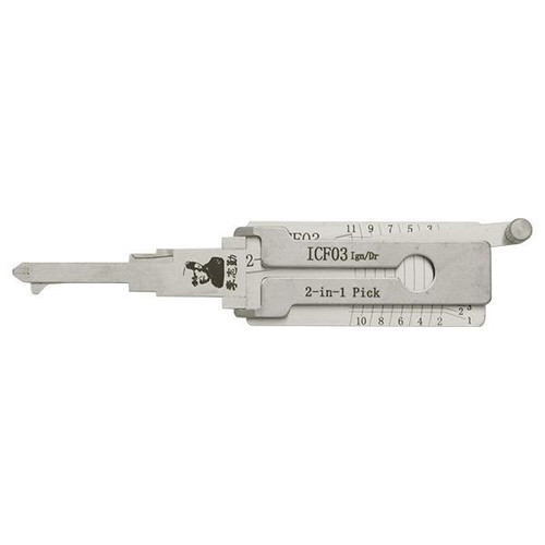 Original Lishi Original Lishi ICF03 For Ford Escape / Mazda Tribute 11 Cut - Ignition/Door - 2-in-1 Pick Our Brands