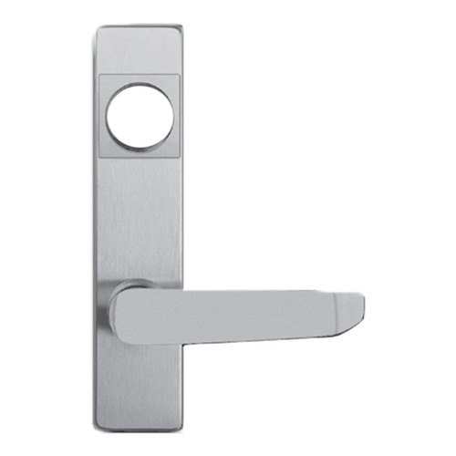 DETEX Detex 08BN Rim Exit Trim for V40/V50 Series - Entrance By Lever - 689 Aluminum Painted Door Alarms