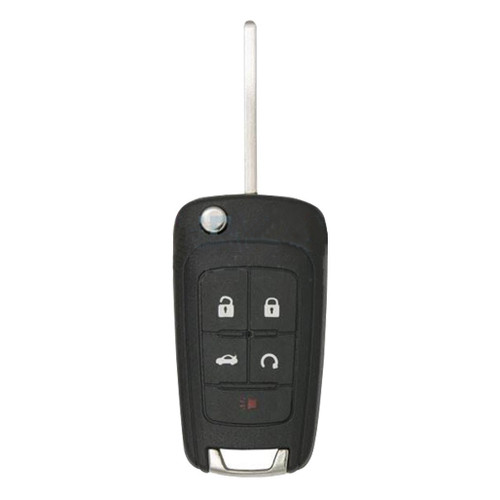 Keyless2Go KEYLESS2GO Buick Chevrolet 5-Button Magic Reusable Flip Key OHT01060512 13504202 315 MHz, Premium Aftermarket Keyless2Go