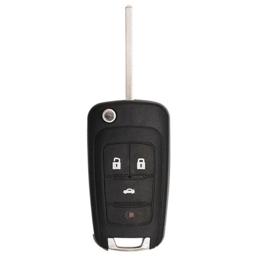 Keyless2Go GM 4 Button Magic Reusable PEPS Proximity Flip Key OHT05918179, 13504283, 13531358, 315 MHz - Premium Aftermarket