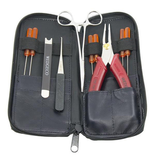 WedgeCo WedgeCo Pro 5500 Professional Broken Key Extractor Kit With Leather Case Locksmith Tools