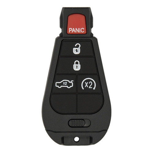 Keyless2Go Keyless2Go 5 Button Remote Key Replacement For Chrysler Dodge IYZ-C01C 05026887 AK - With Durashell Technology Our Brands