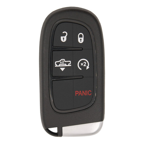 Keyless2Go KEYLESS2GO Dodge 5-Button Smart Key GQ4-54T 68159657AG 433 MHz, Premium Aftermarket Proximity Keys
