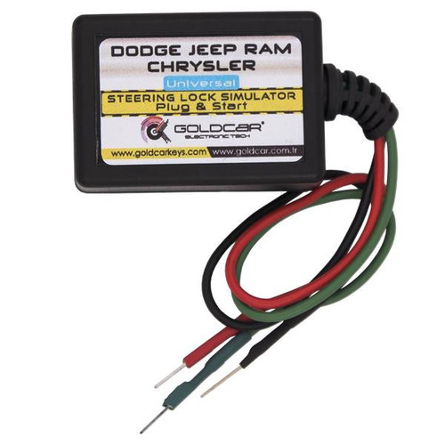 GOLDCAR ELECTRONIC TECH Goldcar Plug and Play Steering Lock Emulator for Chrysler Jeep Vehicles 2014-2020 Our Automotive Brands